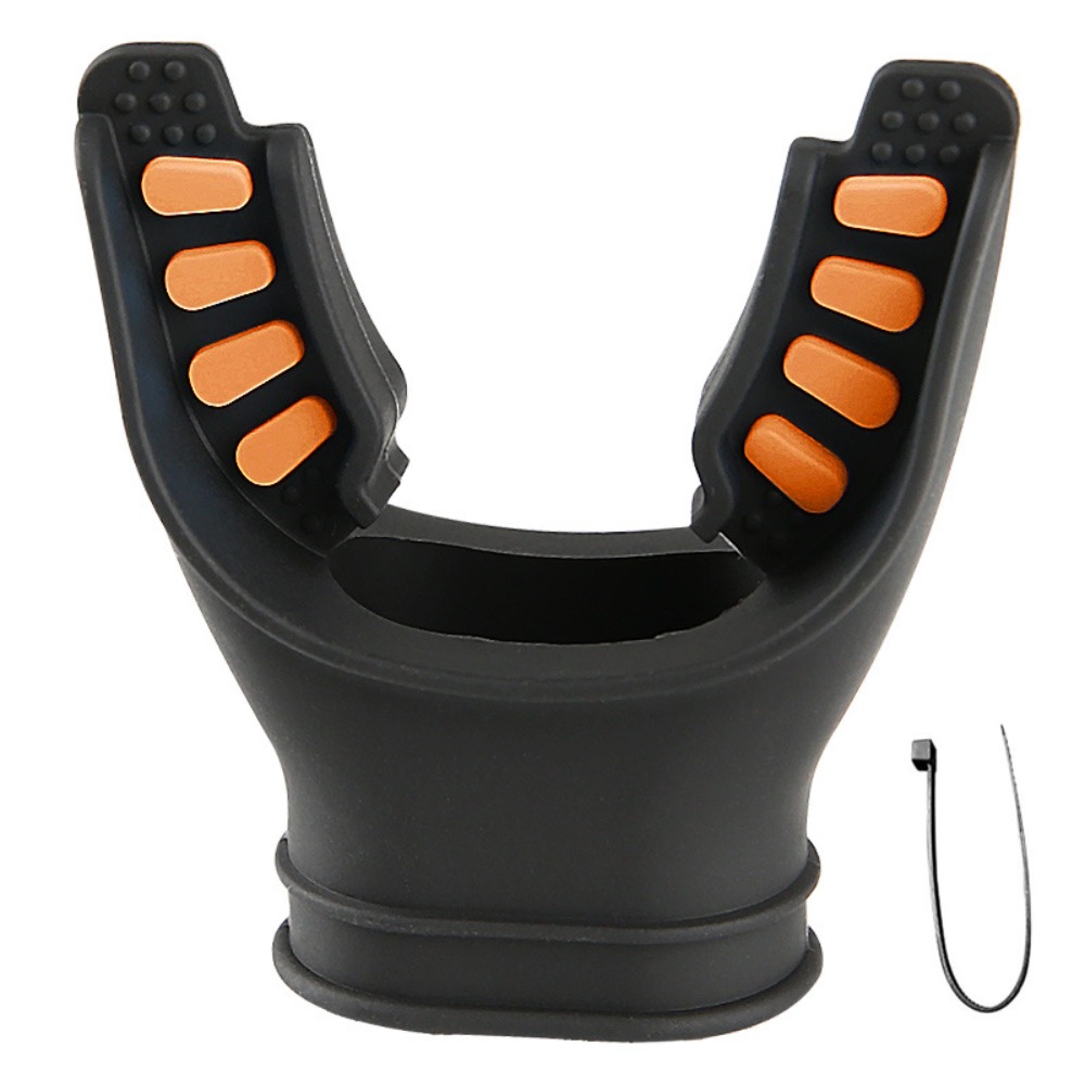 Snorkel Dry Top - シリコン製スキューバダイビングマウスピース 快適フィット エアボトル シュノーケル レギュレータータブデザイン 軽量ダイビングマウスピース