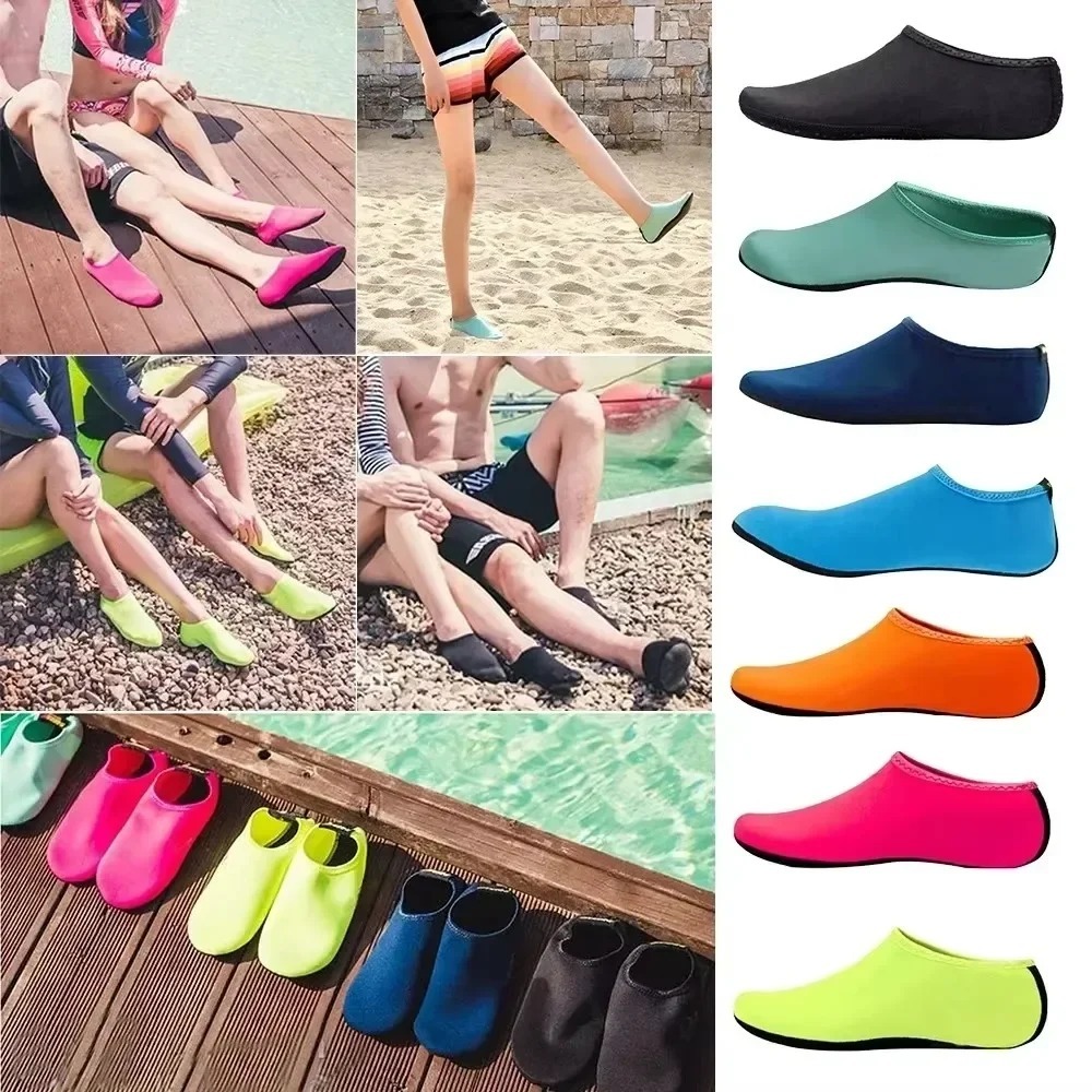 カット防止・滑り止めドット付きアウトドアダイビングソックス、 - Snorkel Dry Top のレビューと価格