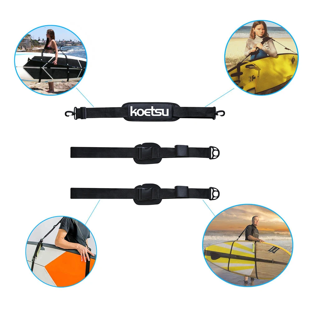 サーフボードショルダーストラップ調節可能なスタンドアップサー - Stand Up Paddle Leash のレビューと価格