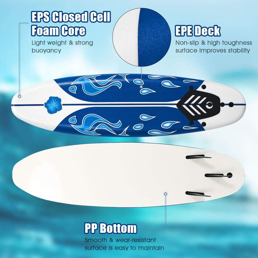 6T スタンドアップパドルボード、取り外し可能なフィンと安全 - Stand Up Paddle Leash のレビューと価格