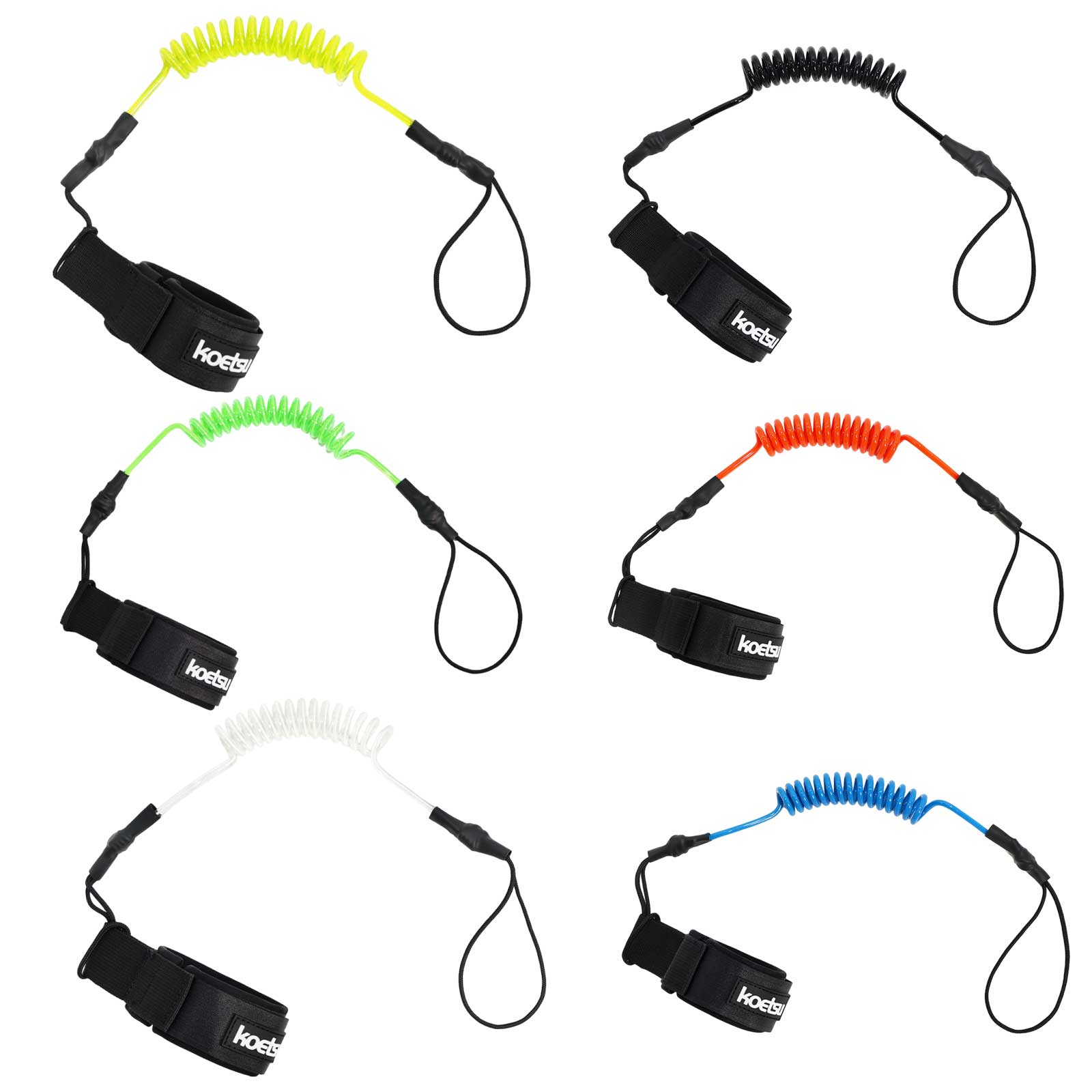 コイル状ボディボード用リーシュ TPU素材 強力コード スタ - Stand Up Paddle Leash のレビューと価格