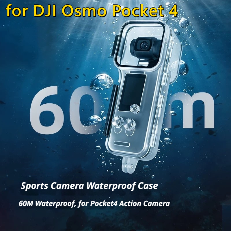 60M水中防水ケース DJI Osmo Pocket 4用  - Snorkel Dry Top のレビューと価格