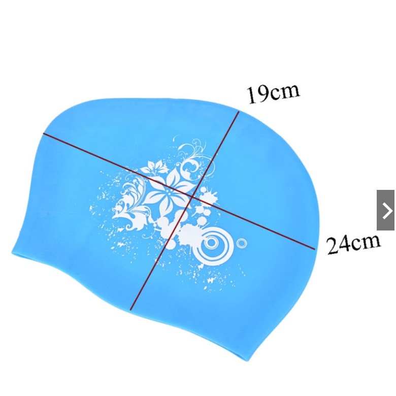 シリコーン水泳キャップロングヘア用女性の防水水泳キャップレデ - Aquatic Sports Cap のレビューと価格