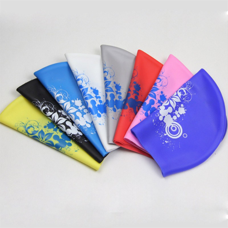 シリコーン水泳キャップロングヘア用女性の防水水泳キャップレデ - Aquatic Sports Cap のレビューと価格