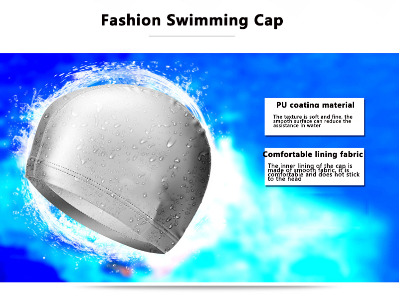 防水 PU スイミングキャップ 子供 大人用 高弾性 非拘束 - Aquatic Sports Cap のレビューと価格