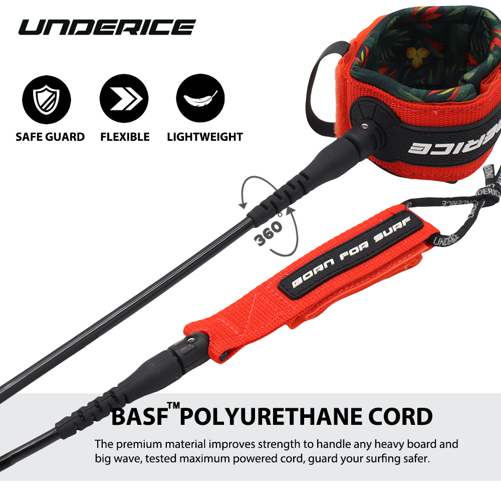 UICE サーフボードリーシュ 6-9フィート SUP アン - Stand Up Paddle Leash のレビューと価格