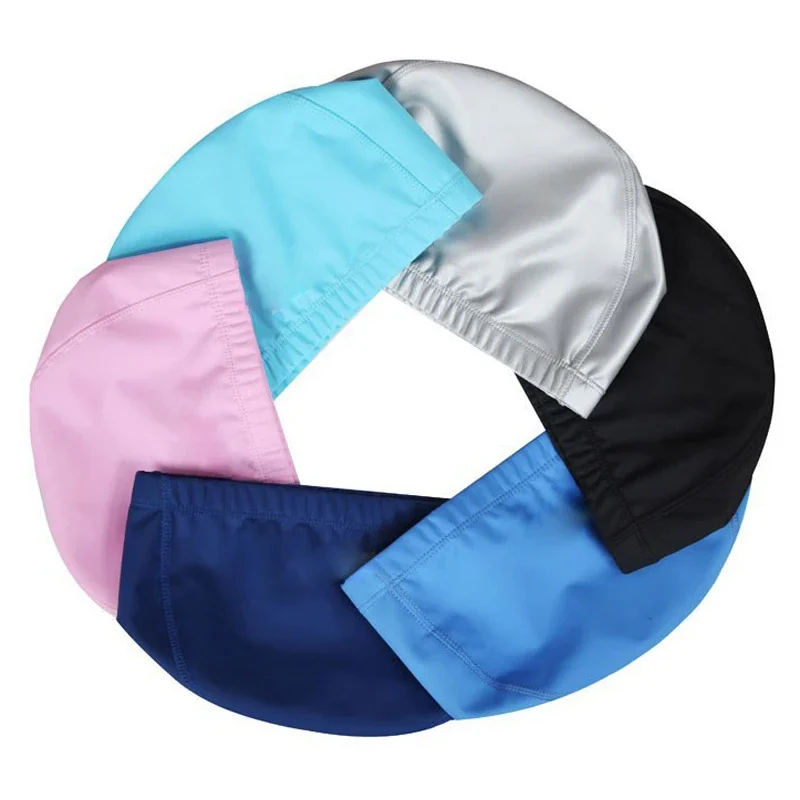 新しい防水 PU 生地保護耳ロングヘアウォータースポーツ水泳 - Aquatic Sports Cap のレビューと価格