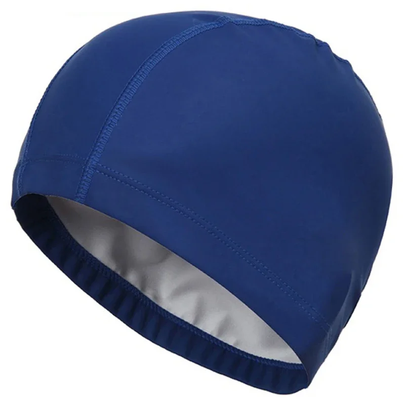 新しい防水 PU 生地保護耳ロングヘアウォータースポーツ水泳 - Aquatic Sports Cap のレビューと価格