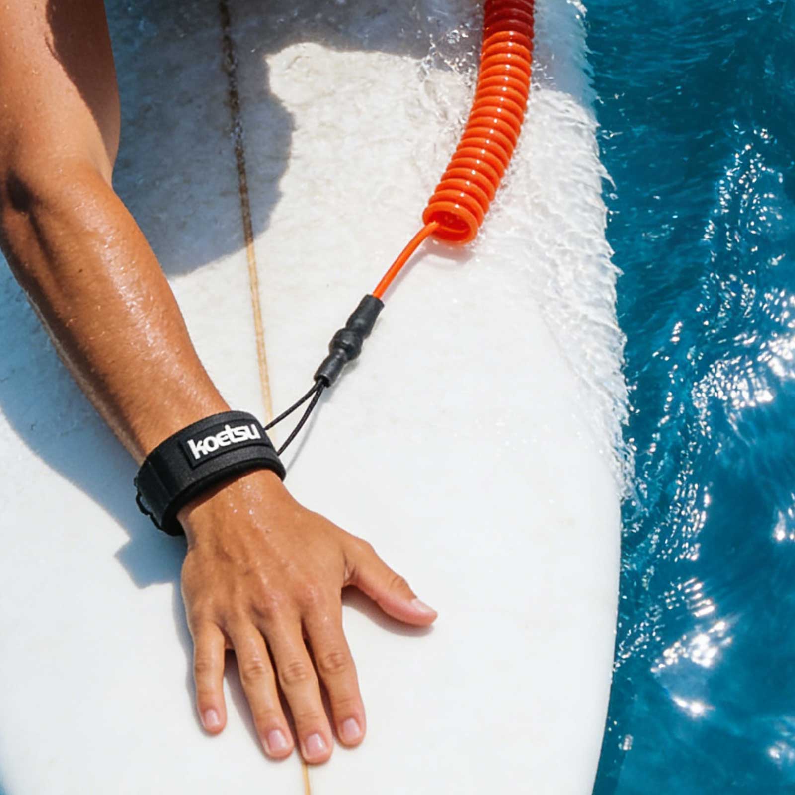 SUPパドルボードリーシュ TPU素材 強力コード サーフボ - Stand Up Paddle Leash のレビューと価格