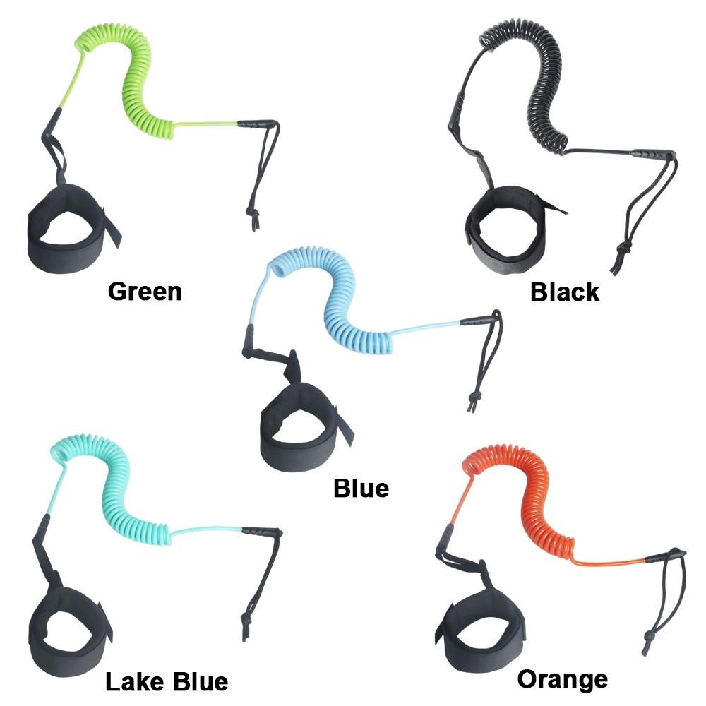 高品質5mm/10フィートサーフボードリーシュ、5色展開、T - Stand Up Paddle Leash のレビューと価格